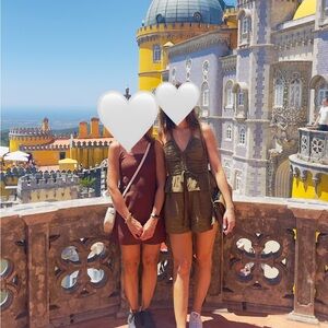 ULLA JOHNSON Marren Playsuit Romper XS 2 Olive Green